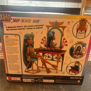 Monster High Self-Scare Day Doll with Blue Hair and Gold Accents